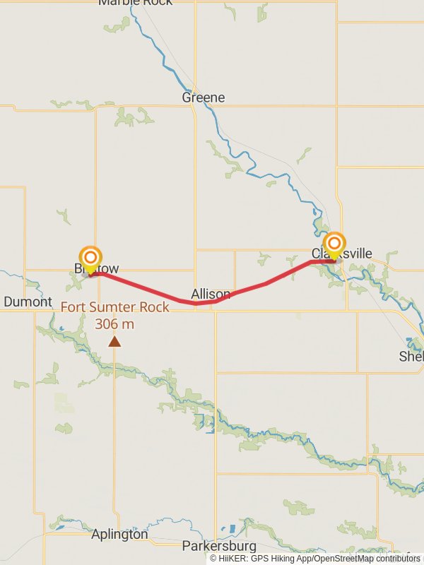 Clarksville to Bristow