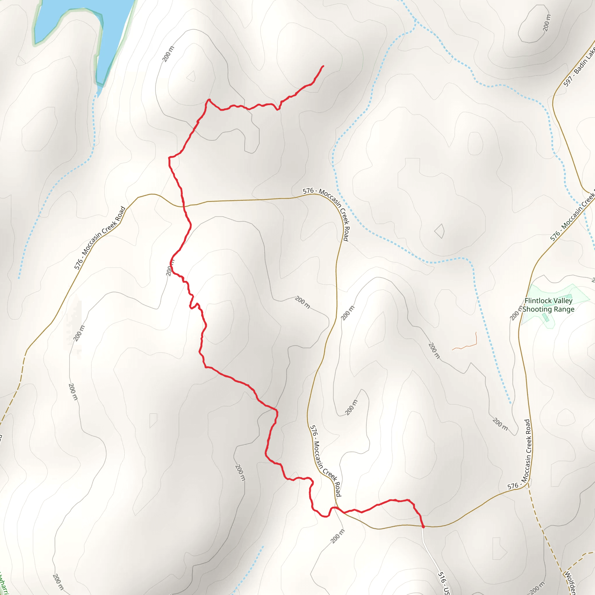 Tony Trail mobile static map