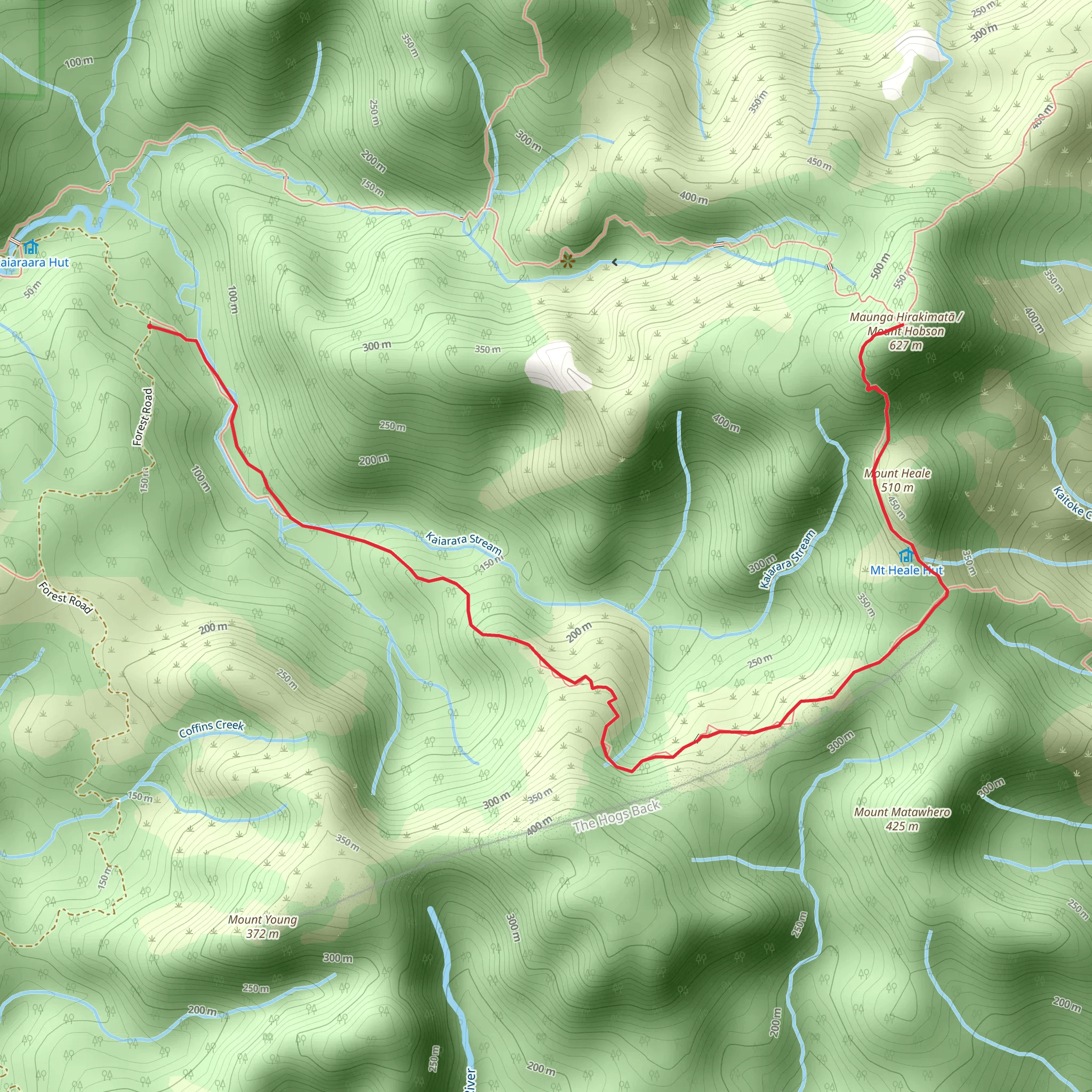 South Fork Track mobile static map