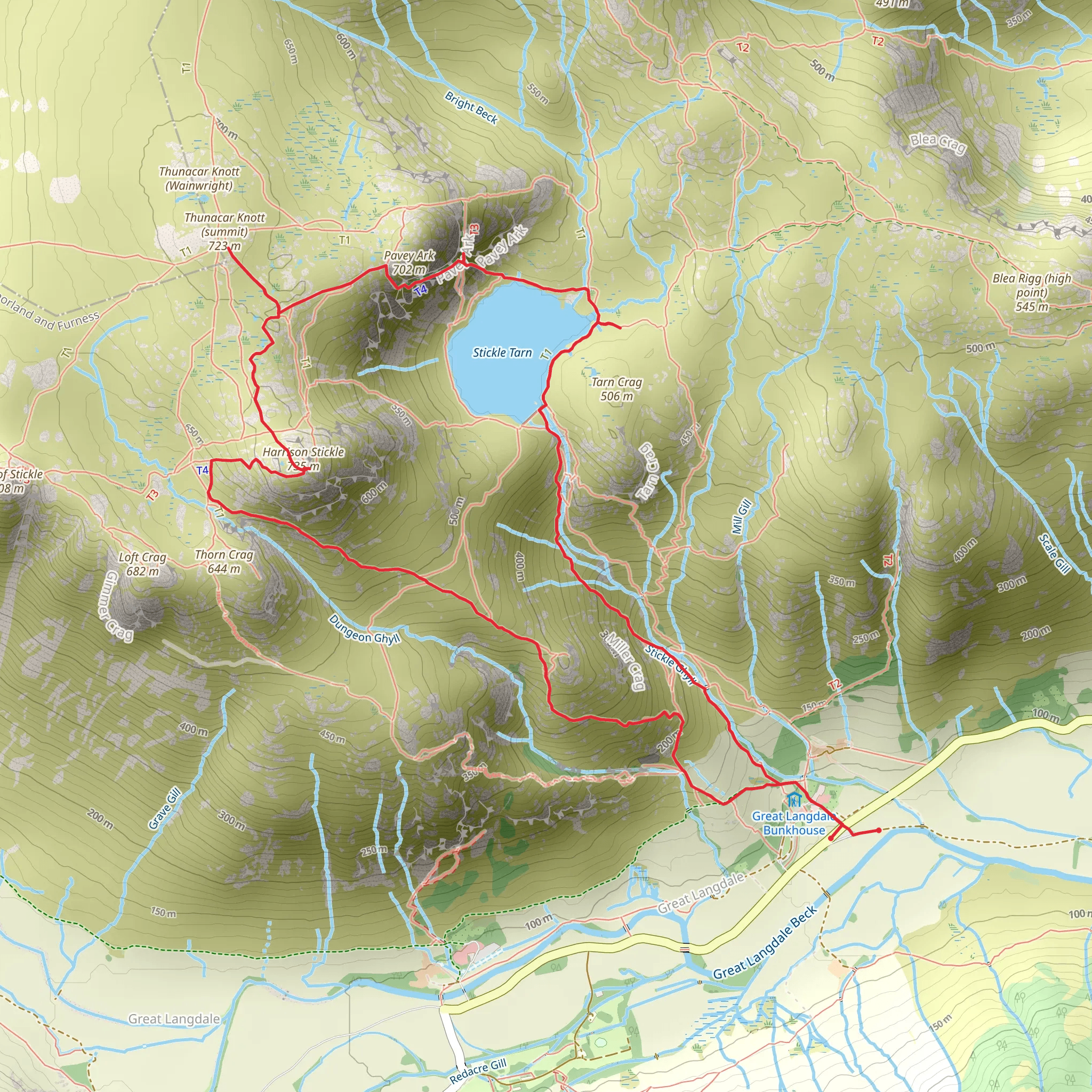 Pikes vis Jack's Rake mobile static map