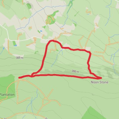 Windgate Nick and Addingham Moorside mobile static map
