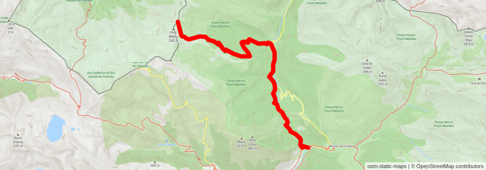 Path of the Ports Puerto de la Madera PR HU 114b stage 2 Map