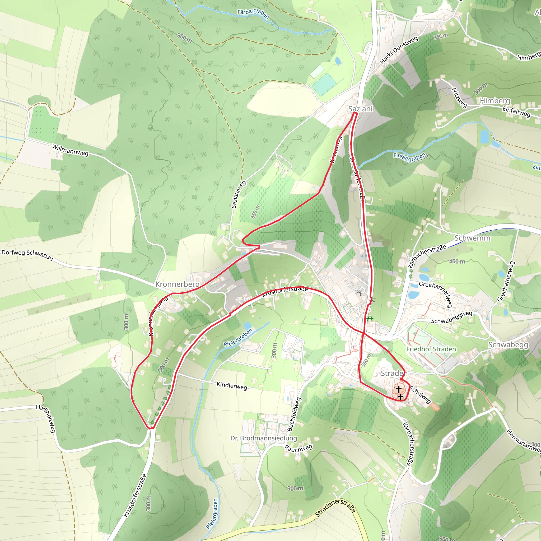 Sonnenuhrenweg Straden mobile static map