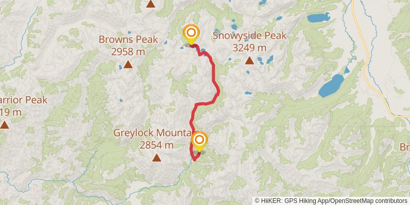 Ultra Pedestrian North Loop stage 63 Map
