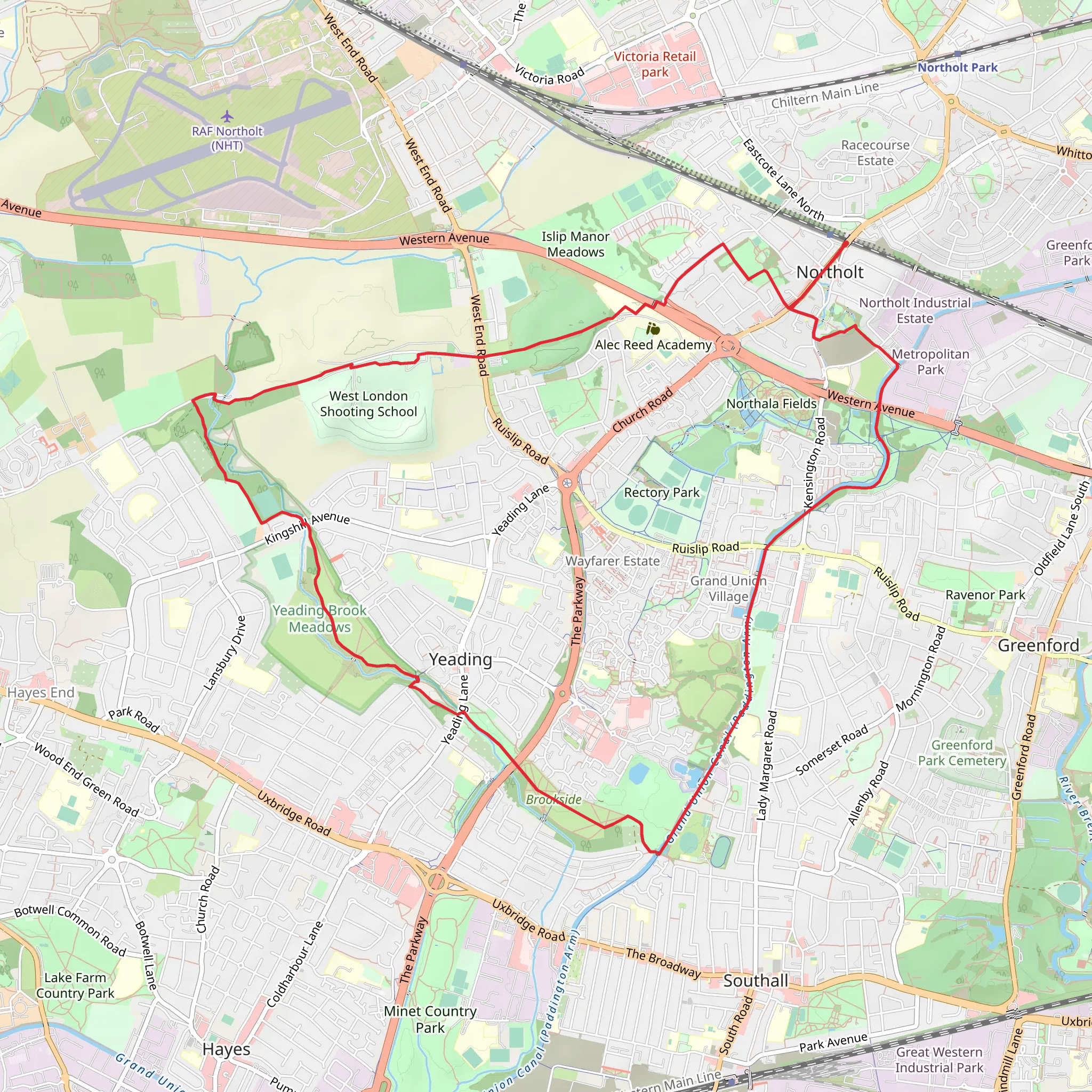 Dog Rose Ramble - London Borough of Ealing mobile static map