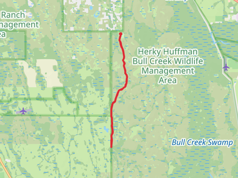 White Trail from Crabgrass Road