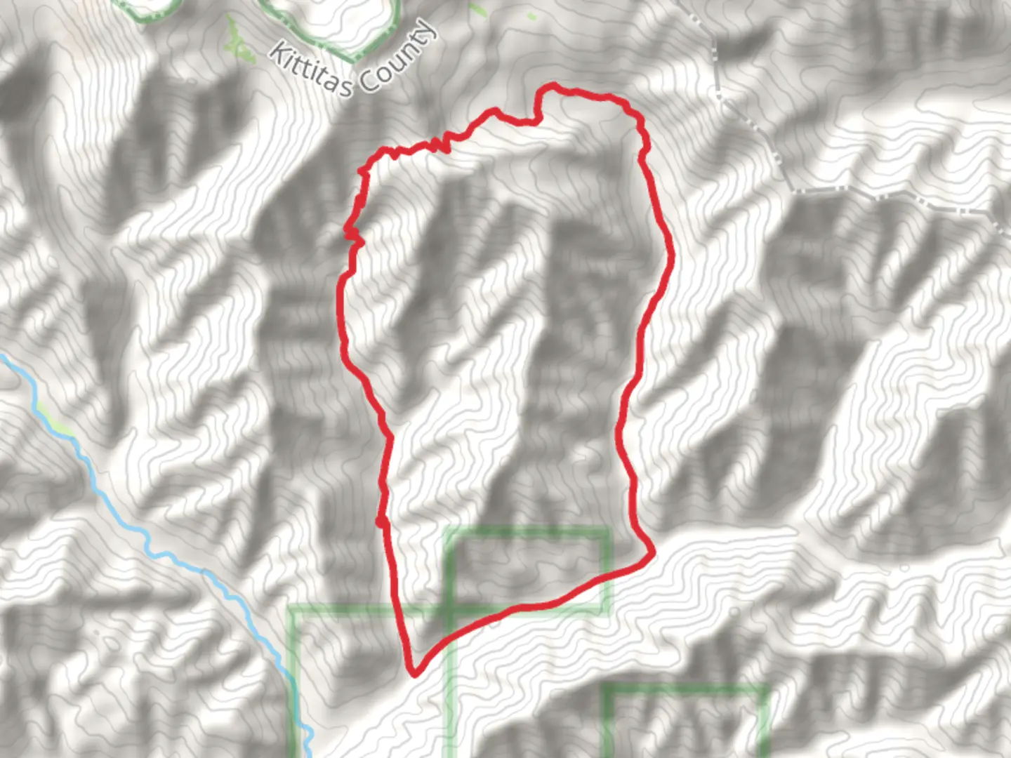 An image depicting the trail Standup Trail and Stafford Creek Trail Loop and its surrounding area.