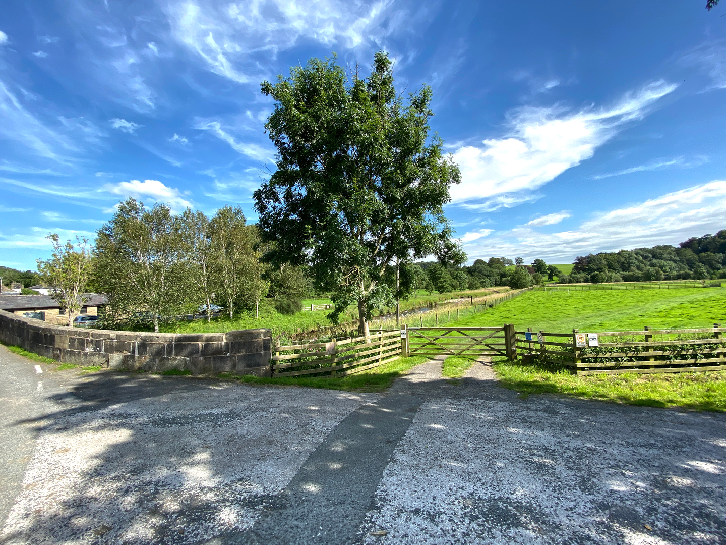 An image depicting the trail Bolton by Bowland - Sawley Abbey - Gisburn Bridge and Bolton Park and its surrounding area.