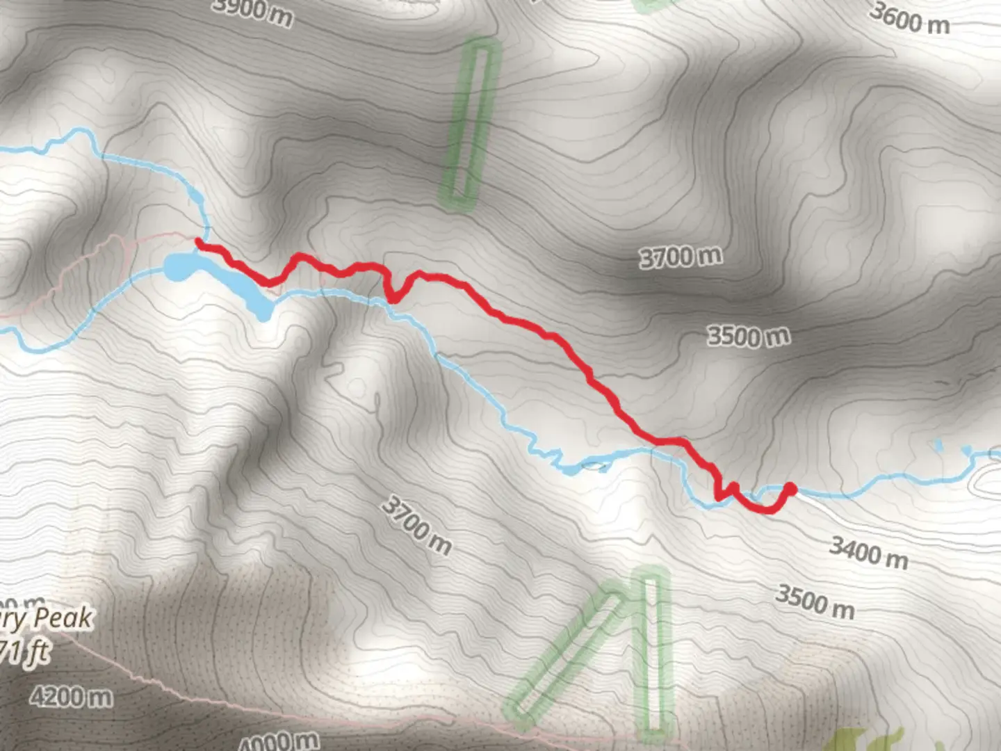 An image depicting the trail McCullough Gulch Trail Out and Back and its surrounding area.