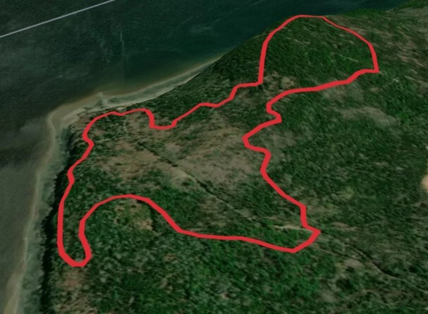 An image depicting the trail Devils Head Loop Trail and its surrounding area.