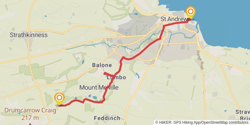 St Margaret's Way stage 6 Map