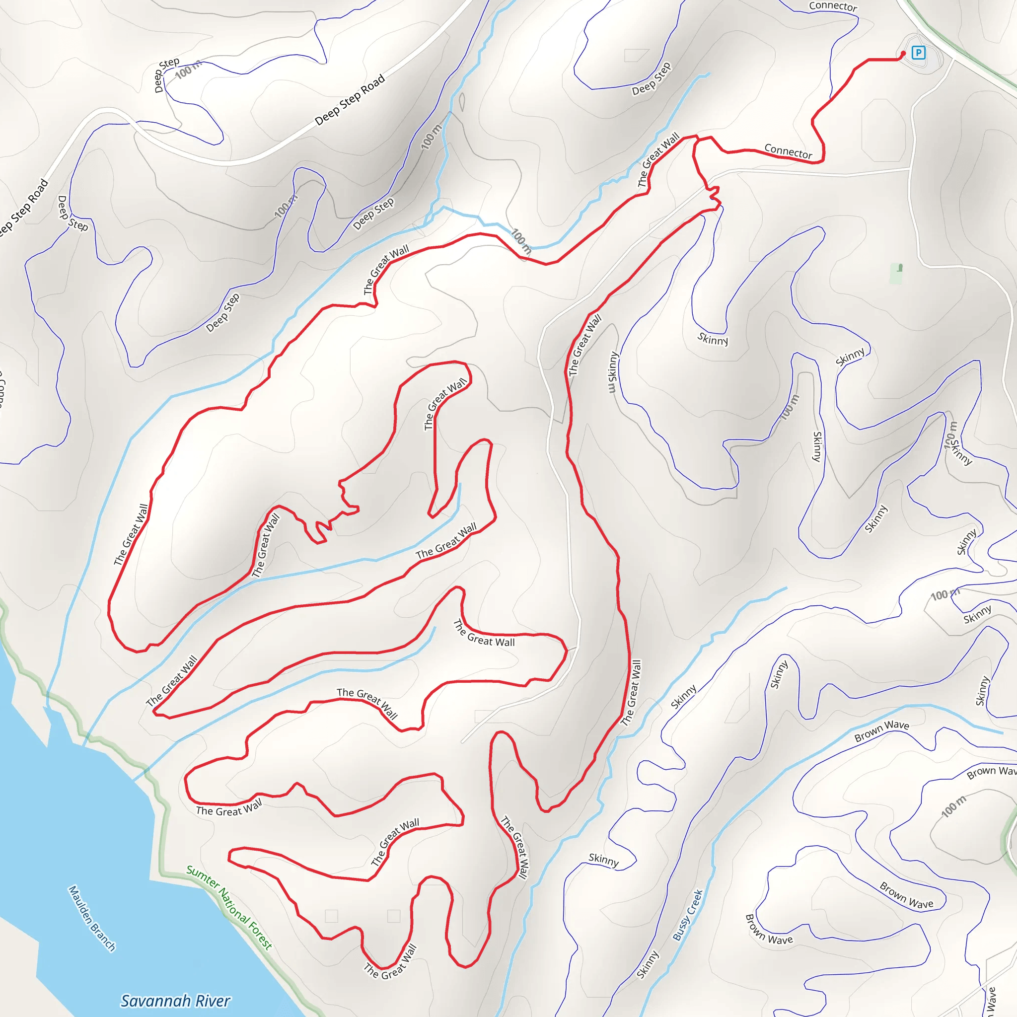 The Great Wall Loop mobile static map