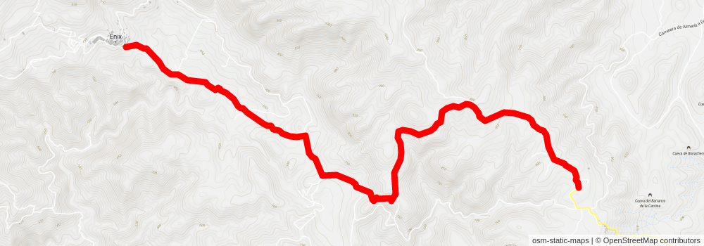 Enix - Almería Road PR A 120 stage 2 Map