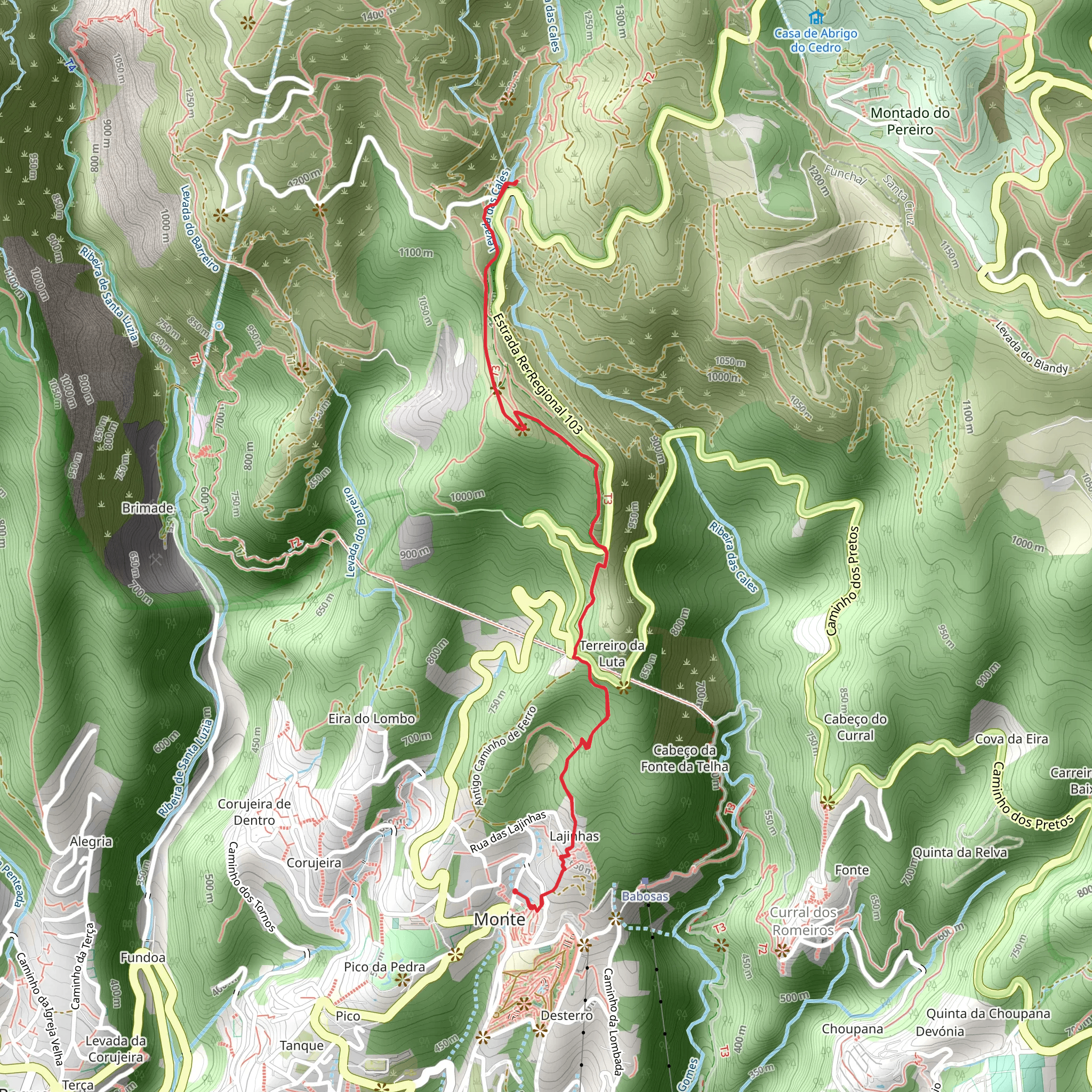 PR 3-1 Royal Way of the Mount mobile static map
