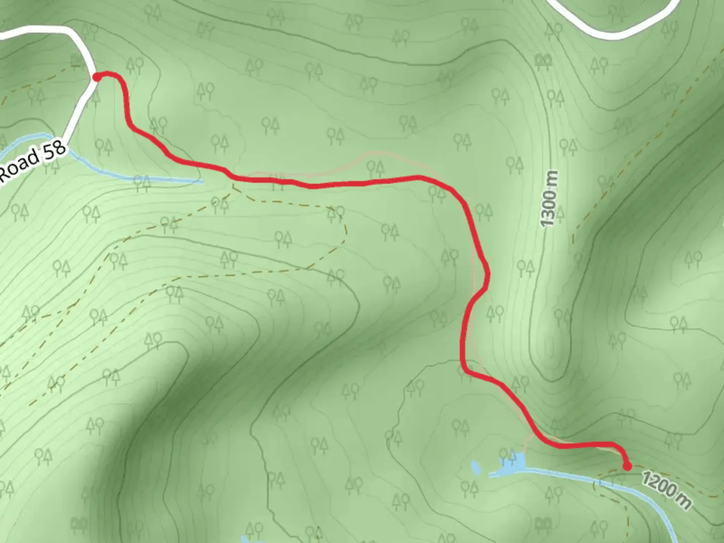 An image depicting the trail Anvil Lake Trail and its surrounding area.