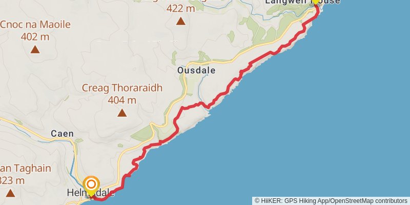 John o'Groats Trail stage 8 Map
