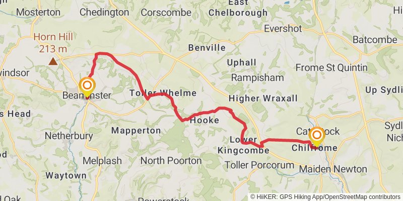 Wessex Ridgeway stage 10 Map