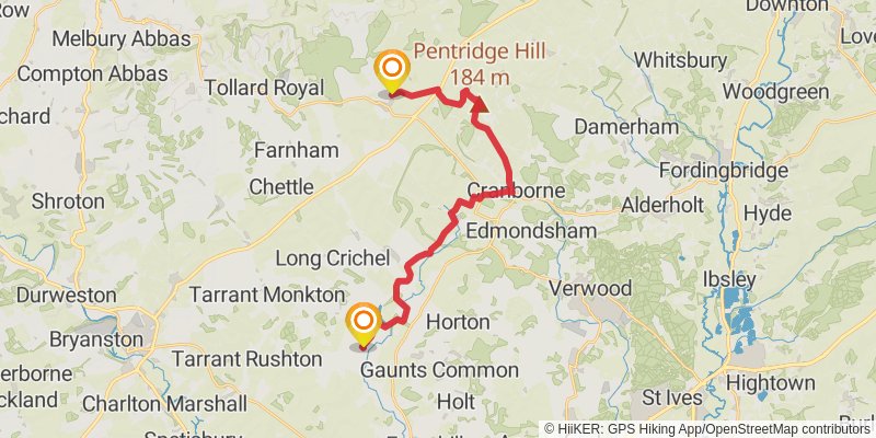Hardy Way stage 7 Map