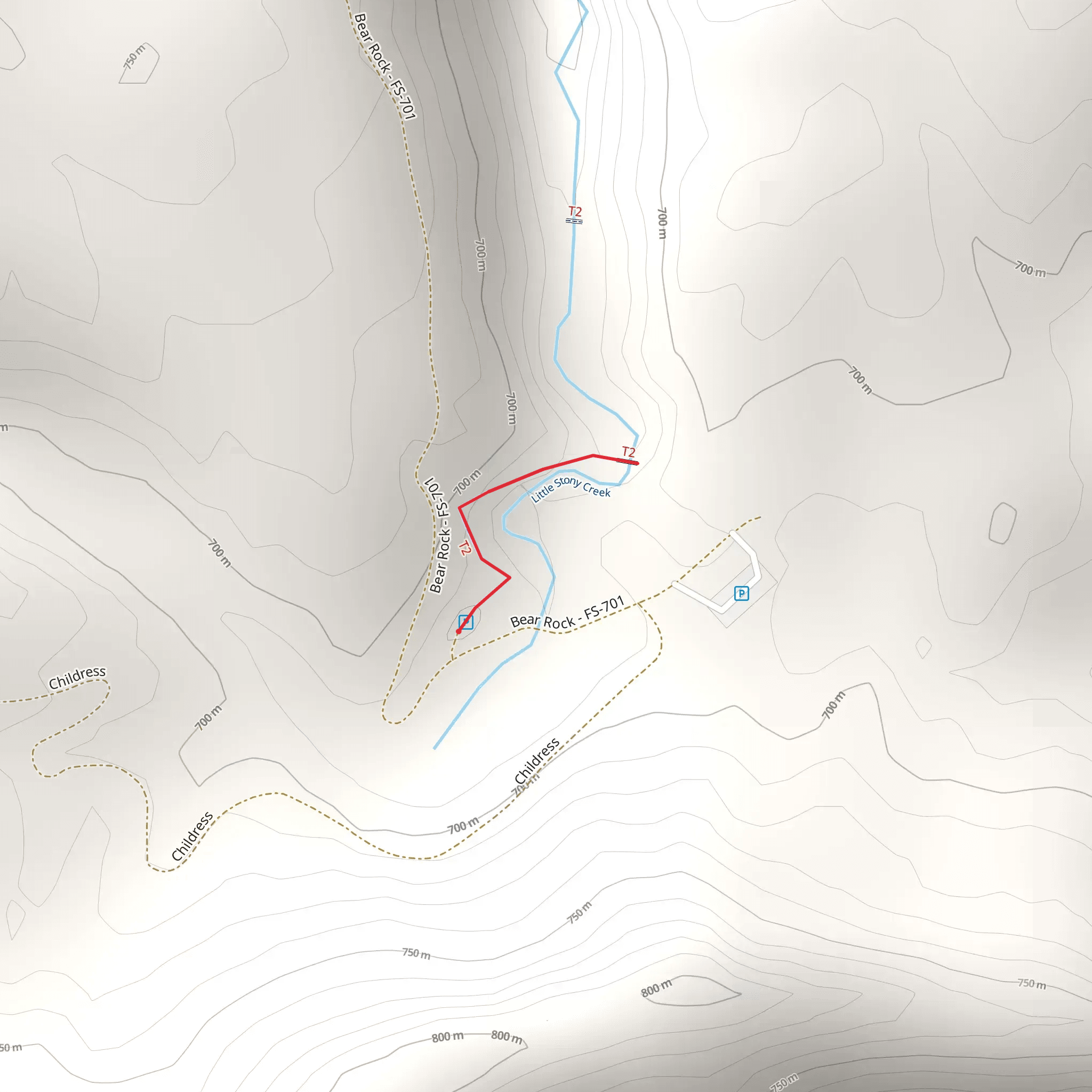 Little Stony National Recreation Trail mobile static map