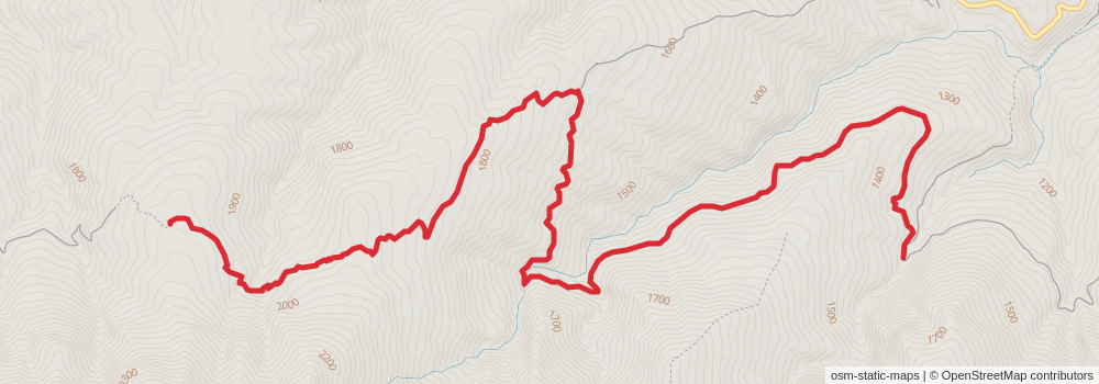 GR 240 Sendero Sulayr stage 14 Map