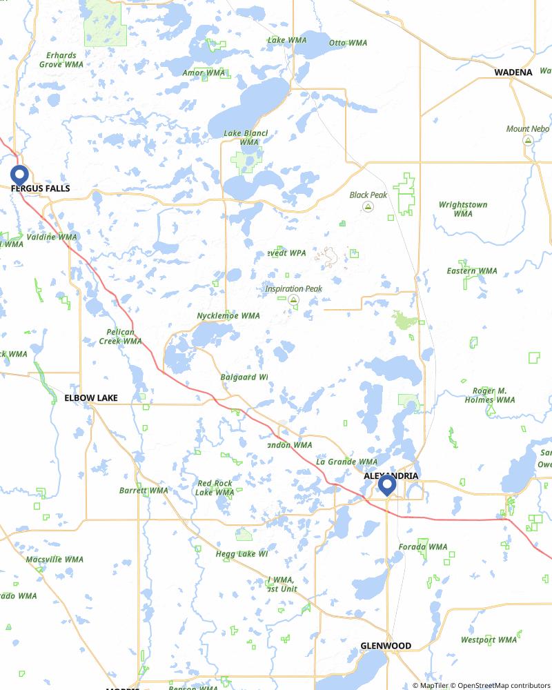 Central Lakes Trail Map Central Lakes State Trail | Minnesota | Campgrounds And Places To Stay