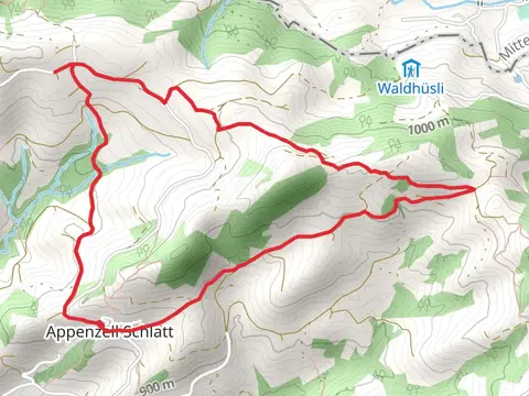 Säntisblick Loop Trail in Schlatt