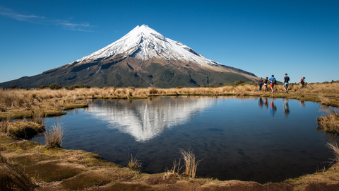 Pouakai Tarns via Mangorei Track and Pouakai Hut