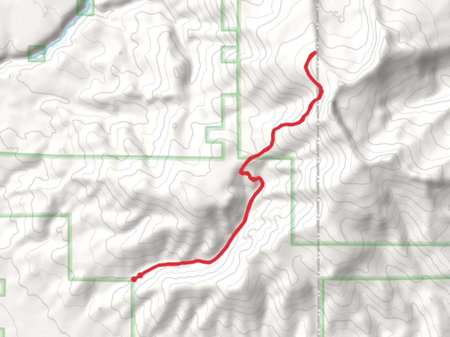 An image depicting the trail Boulder Springs Trail and its surrounding area.