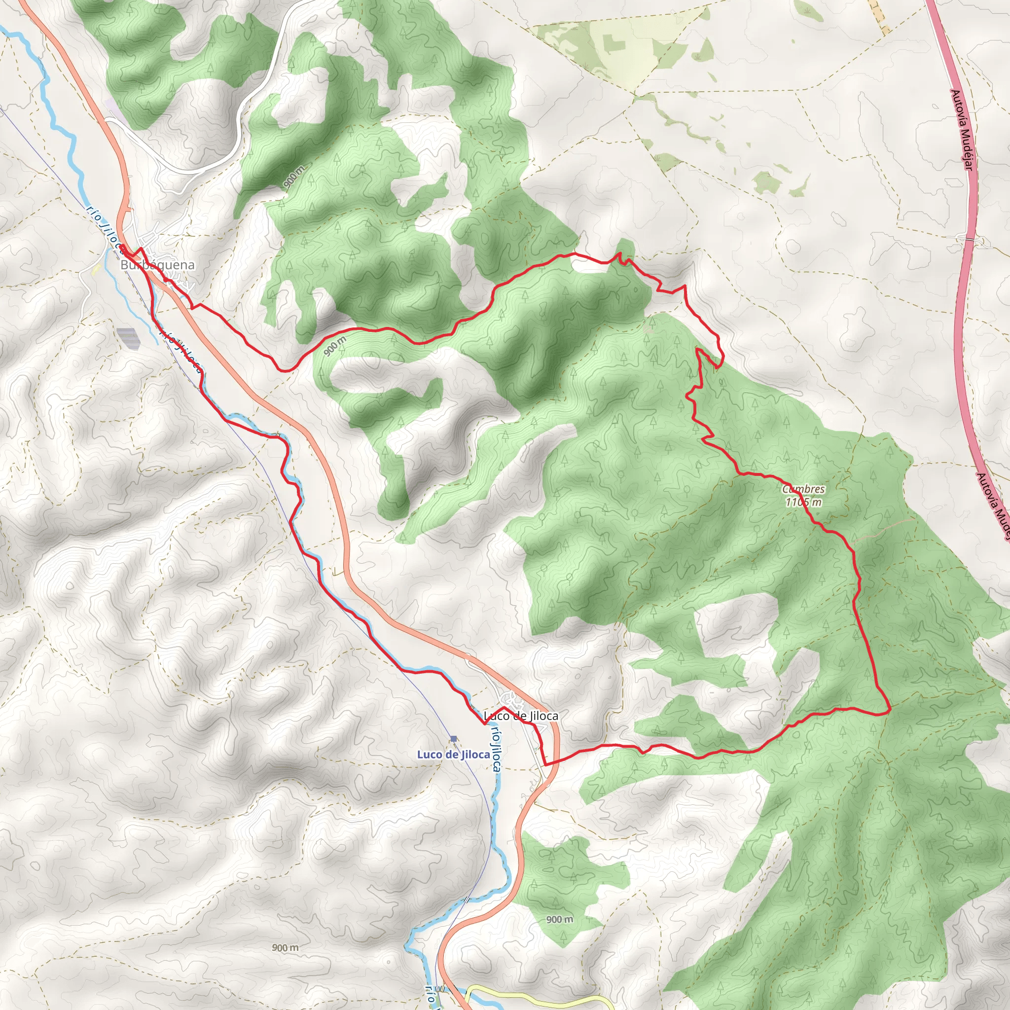 Burbáguena PR TE 39 mobile static map
