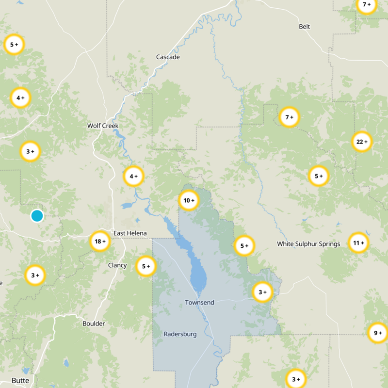 Broadwater County Static Map