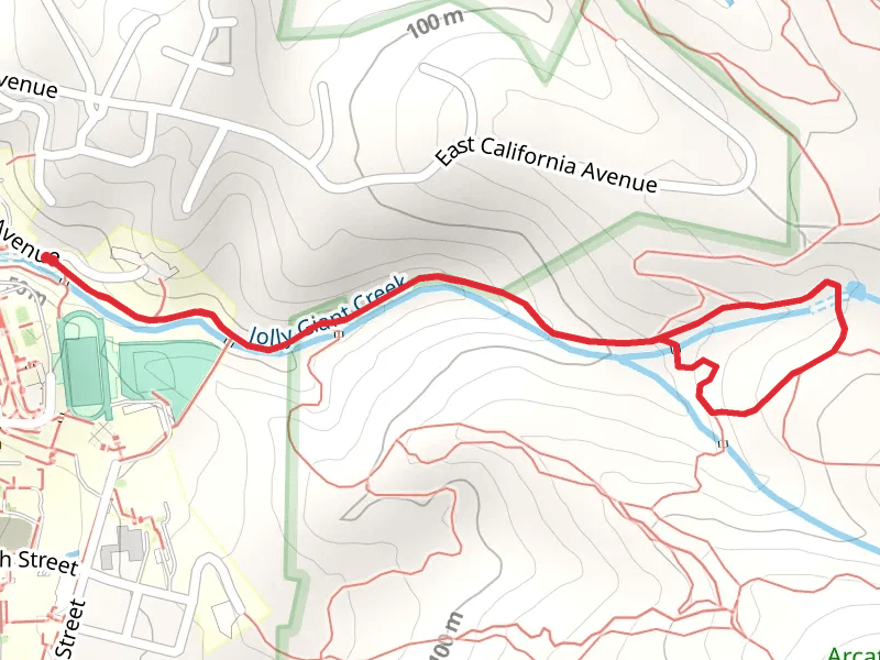 Jolly Giant Road and Big Rock Cutoff Loop