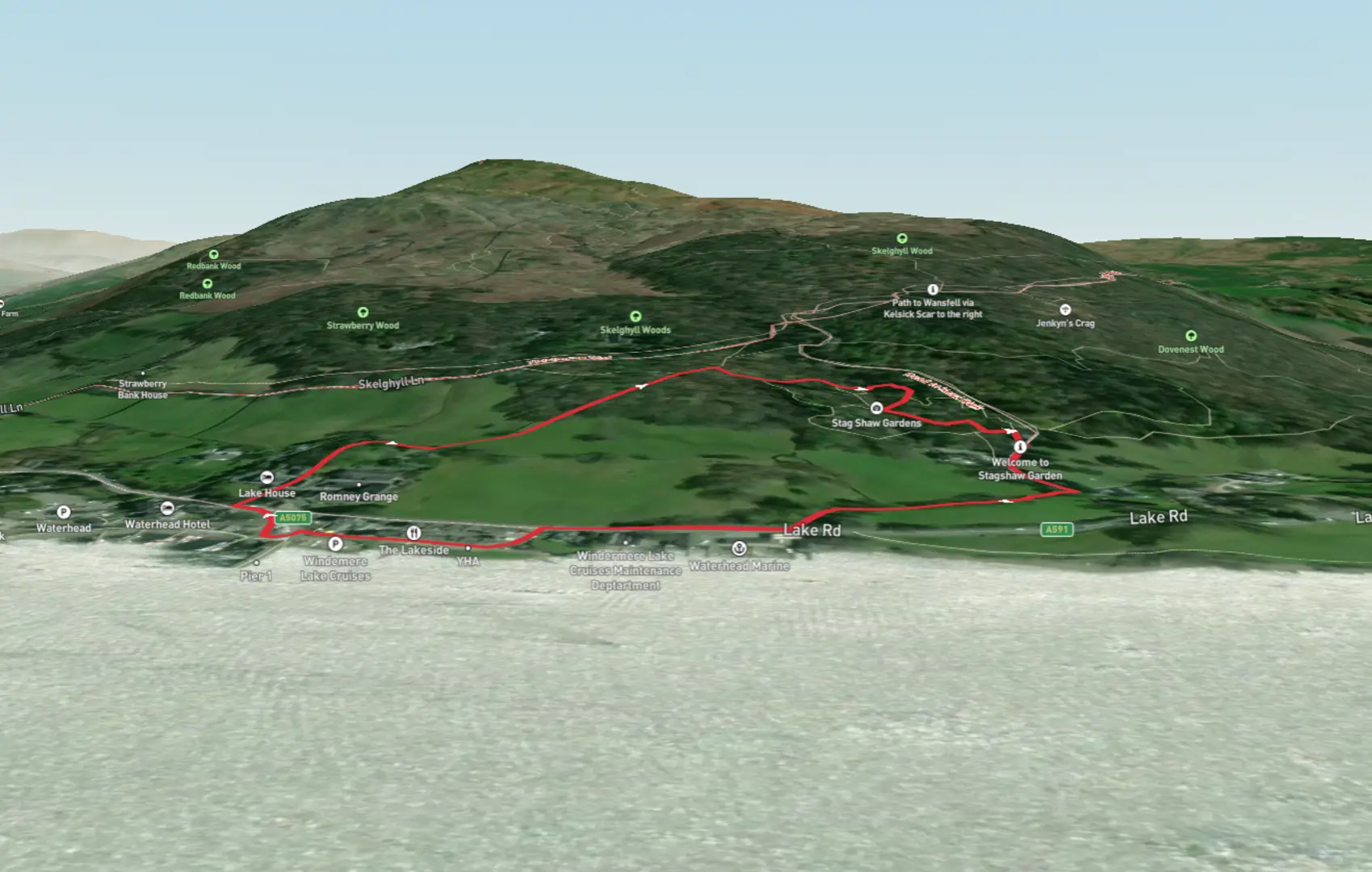 Stagshaw Gardens Loop Westmorland and Furness England