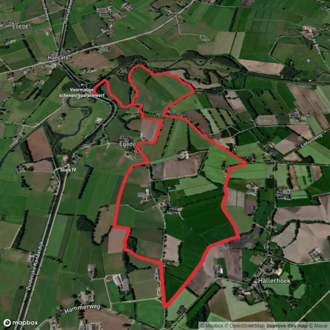 An image depicting the trail Reefhuis Weg and WNW Twente - Hankate Egede Loop and its surrounding area.