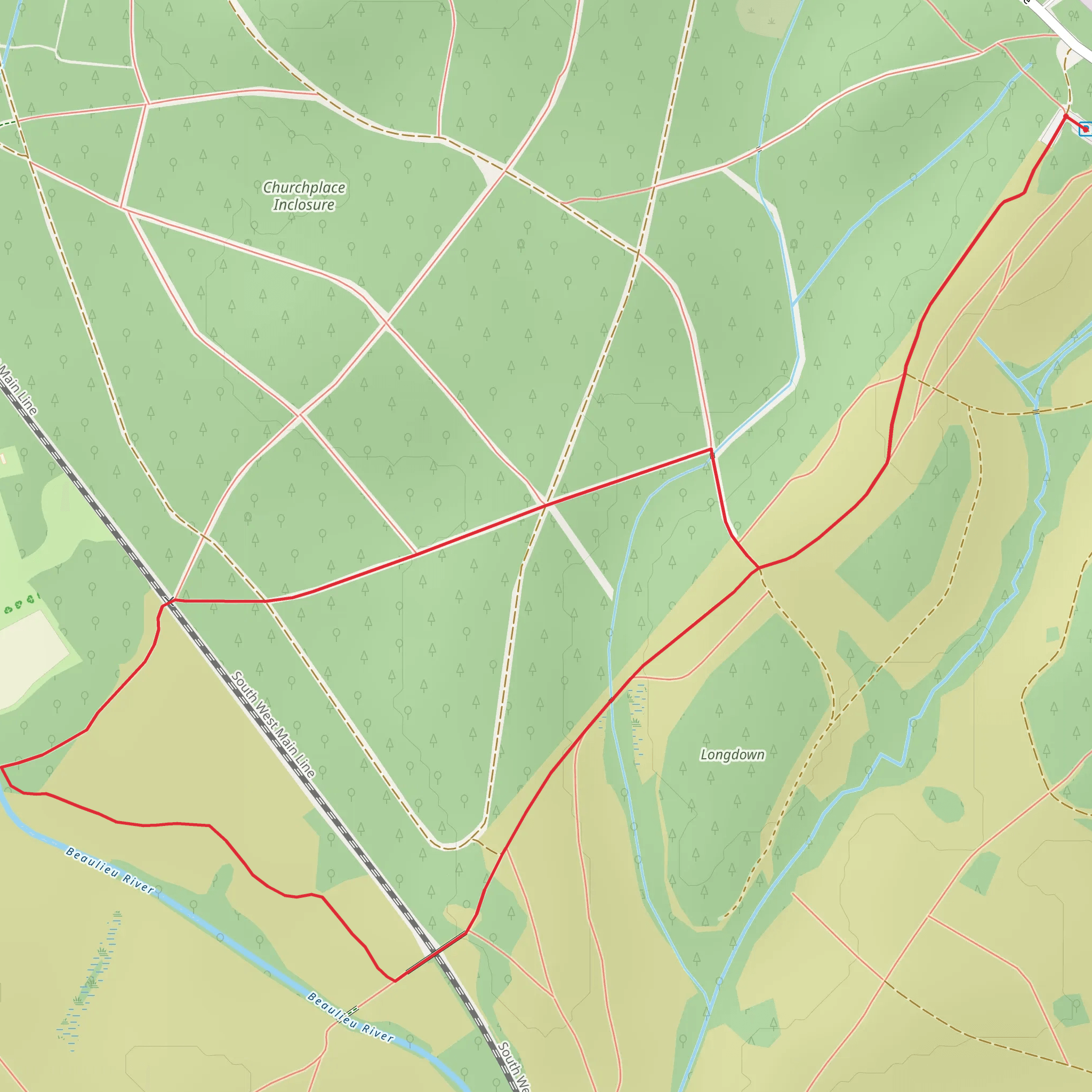 Fulliford Bog Loop mobile static map