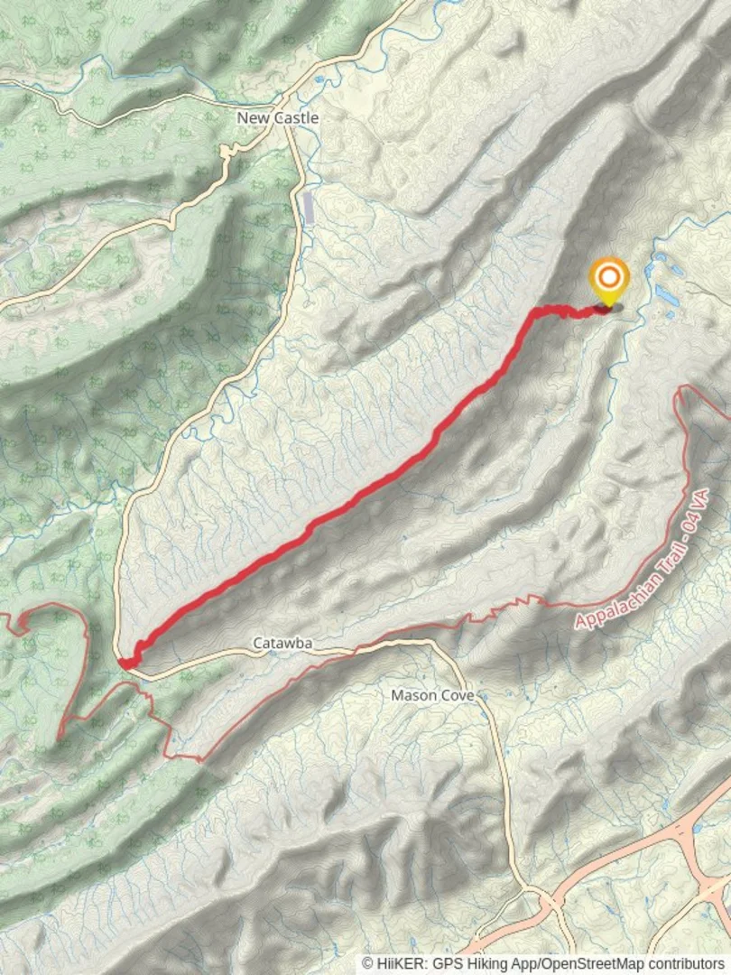 North Mountain Trail from Catawba Road Botetourt County Virginia