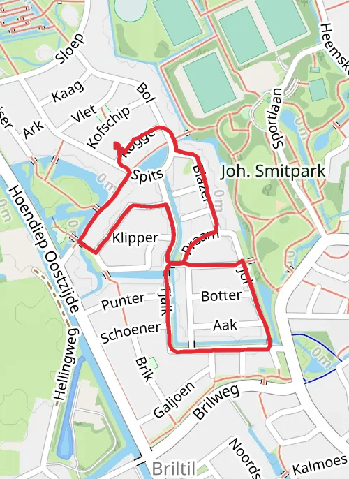 Zuidhorn Wandelen mobile static map