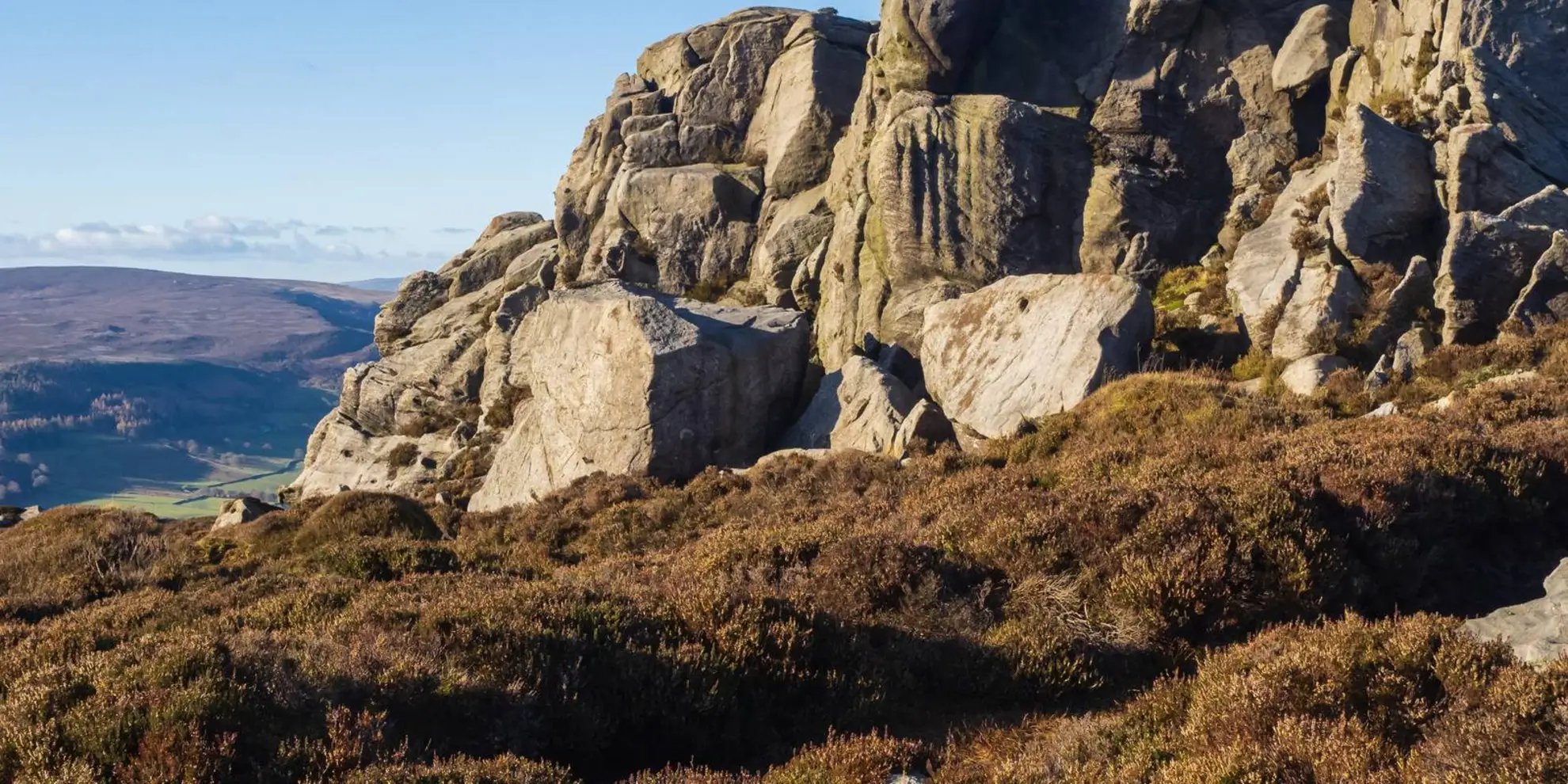 An image depicting the trail Simon's Seat from Bolton Abbey and its surrounding area.