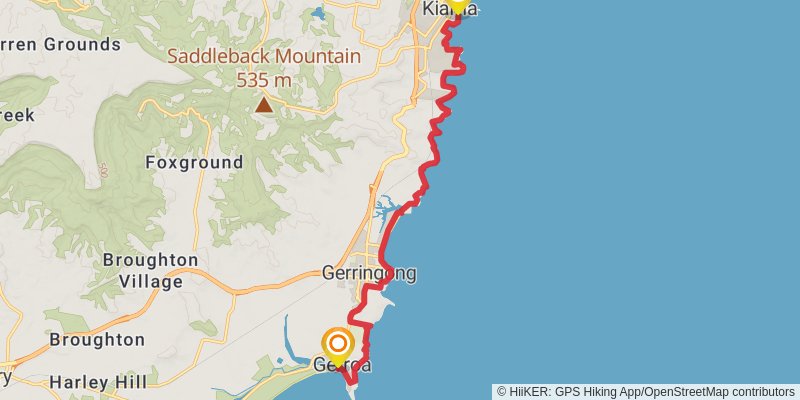 The Great South Coast Walk stage 7 Map
