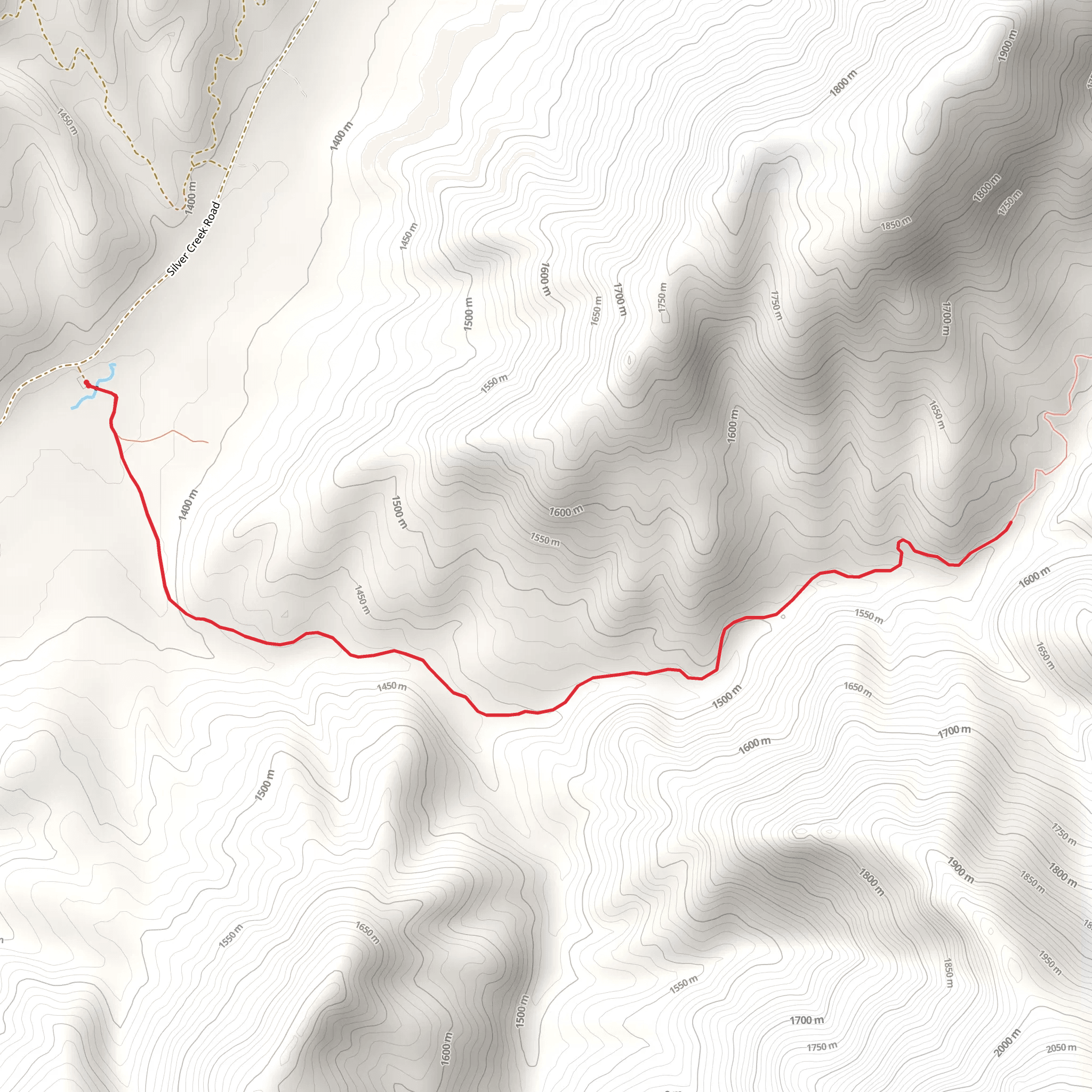 Peace Creek Trail mobile static map