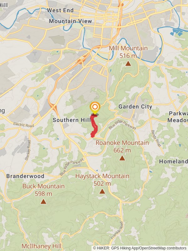 Mill Mountain Parkway and Welcome Valley Road Southeast Loop