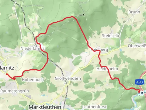 Kirchenlamitz Ost to Schwarzenhammer Walk