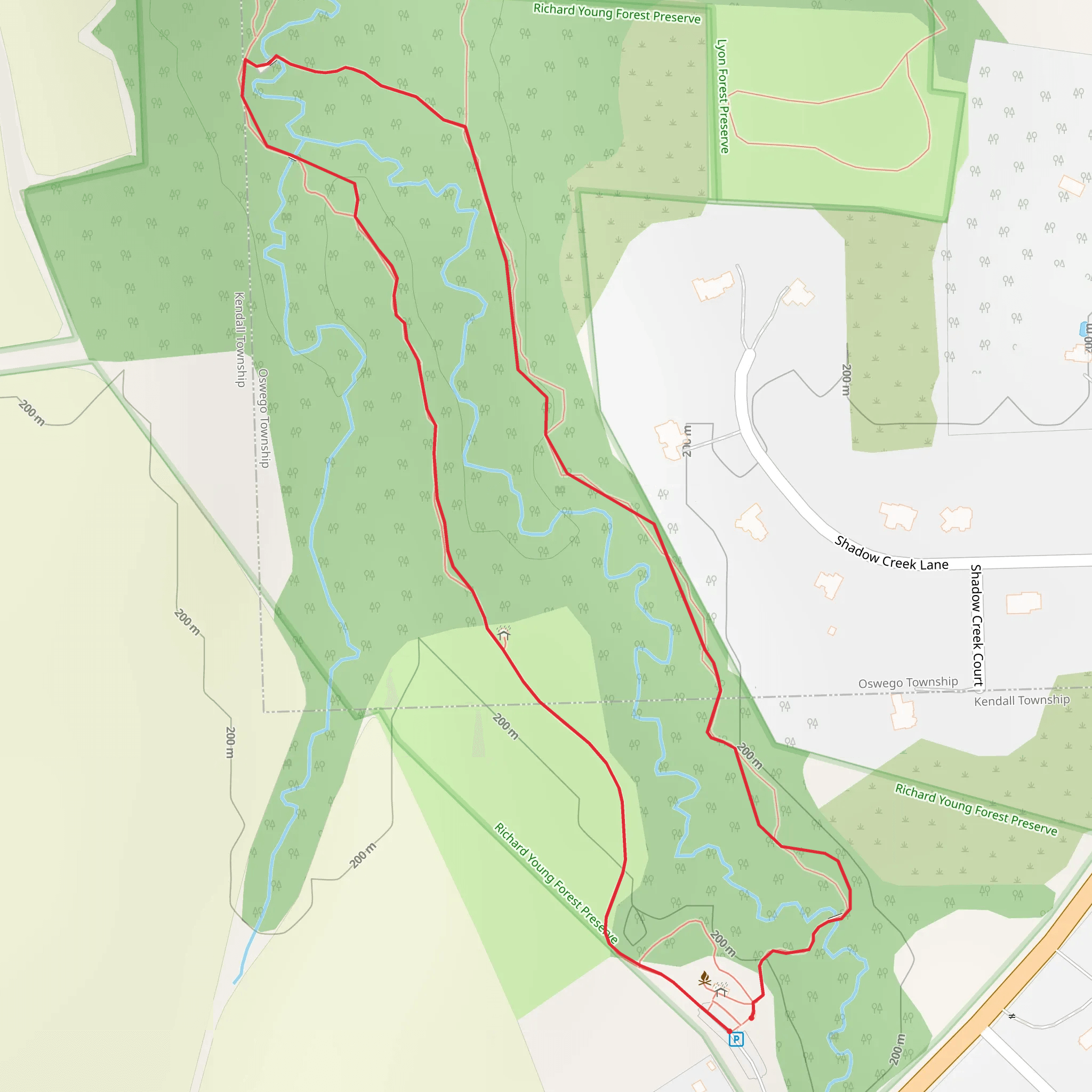 Fields Drive Loop mobile static map