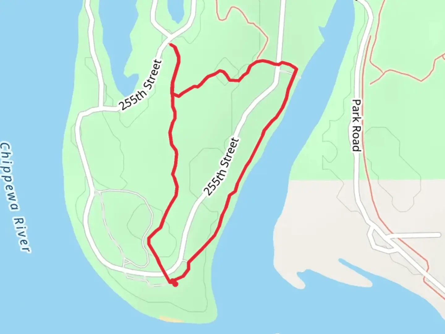 An image depicting the trail Spruce Trail and Tiber Loop Trail and its surrounding area.