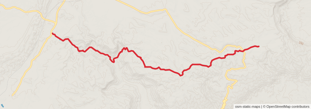 Israel National Trail stage 37 Map