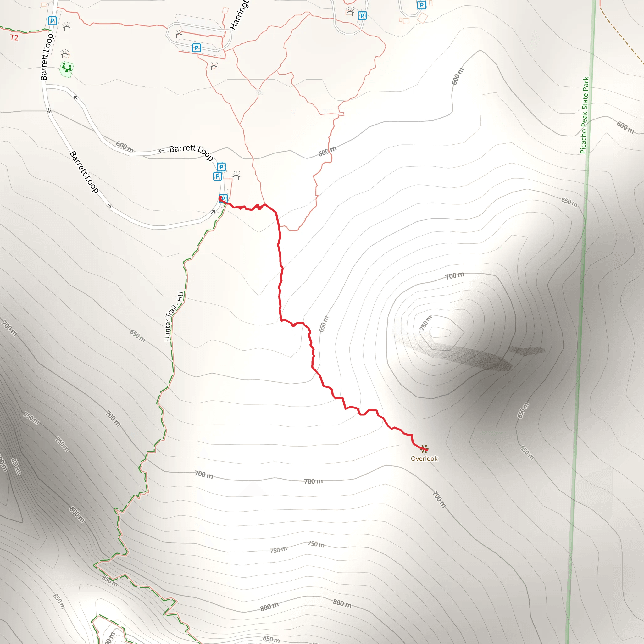 Calloway Trail mobile static map
