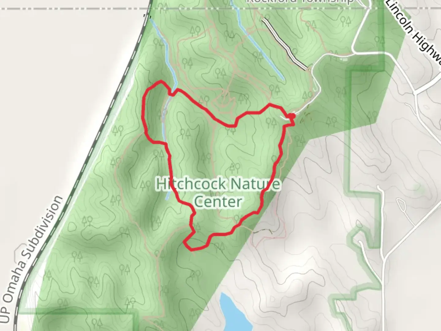 An image depicting the trail Badger Ridge Tail and Heritage Trail Loop and its surrounding area.