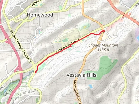 Shades Creek Greenway - Lakeshore Trail