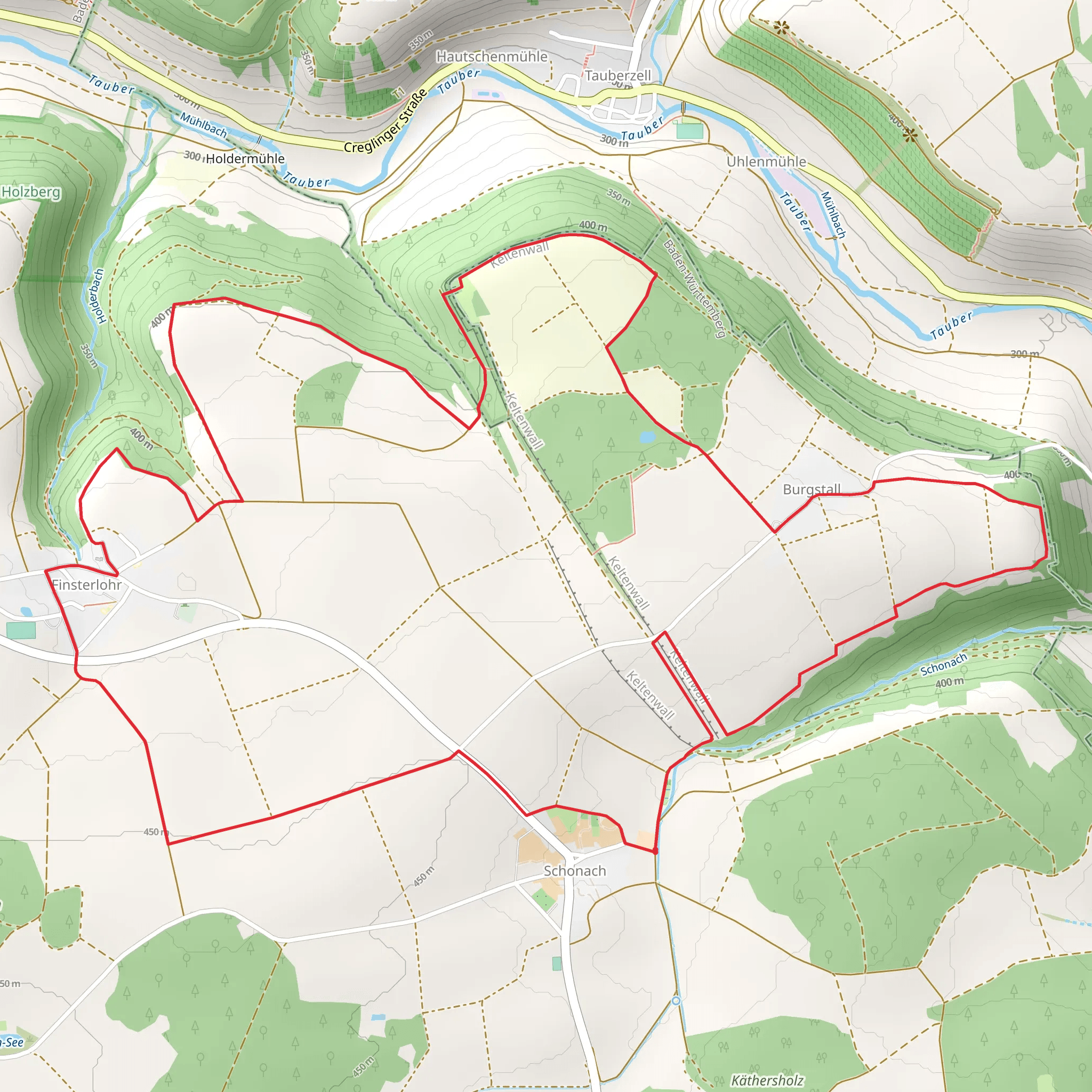 Schonach Loop mobile static map