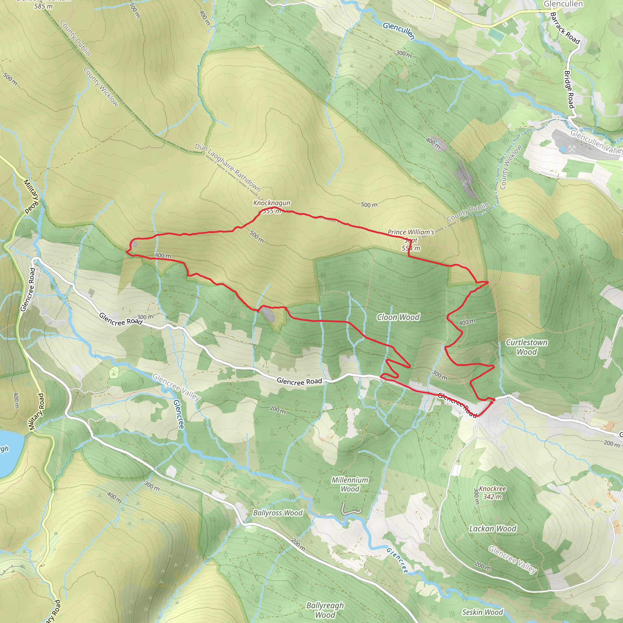 Prince Williams Seat Loop mobile static map