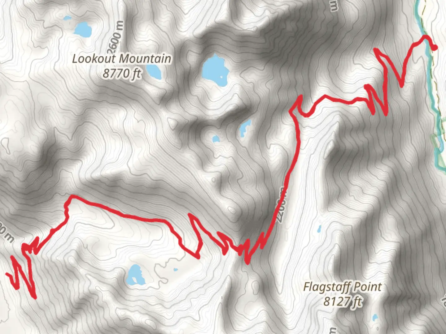 An image depicting the trail Bowman Trail and its surrounding area.